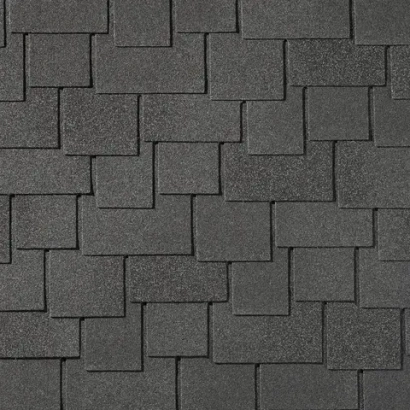 Гибкая черепица Eclectica Серая Ольха Quiet Tile ( Тихая черепица )