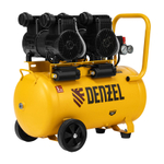 Компрессор безмасл. малошумный DLP -3000/50, 3 кВт, 2х1,5 кВт,50 л, 2850 об/мин,500 л/мин Denzel