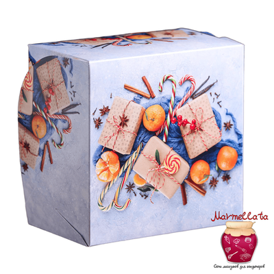 Упаковка для капкейков "Праздничное настроение", 4 ячейки