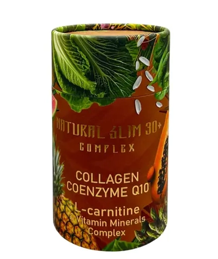 NATURAL SLIM 30+ COMPLEX капсулы для похудения с L- Карнитином и Коэнзим Q10