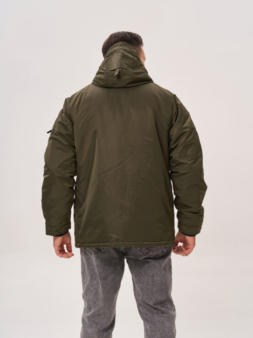 Куртка Аляска укороченная Husky Short 2 Nord Denali (серо-оливковая - r.grey/silver)