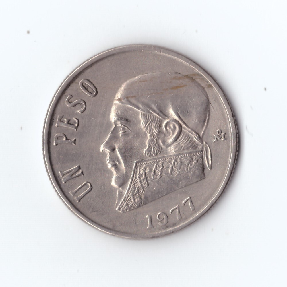 Мексика 1 песо 1977 г XF