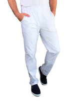 Брюки медицинские мужские Тезис TZ615, на резинке, белый, 50