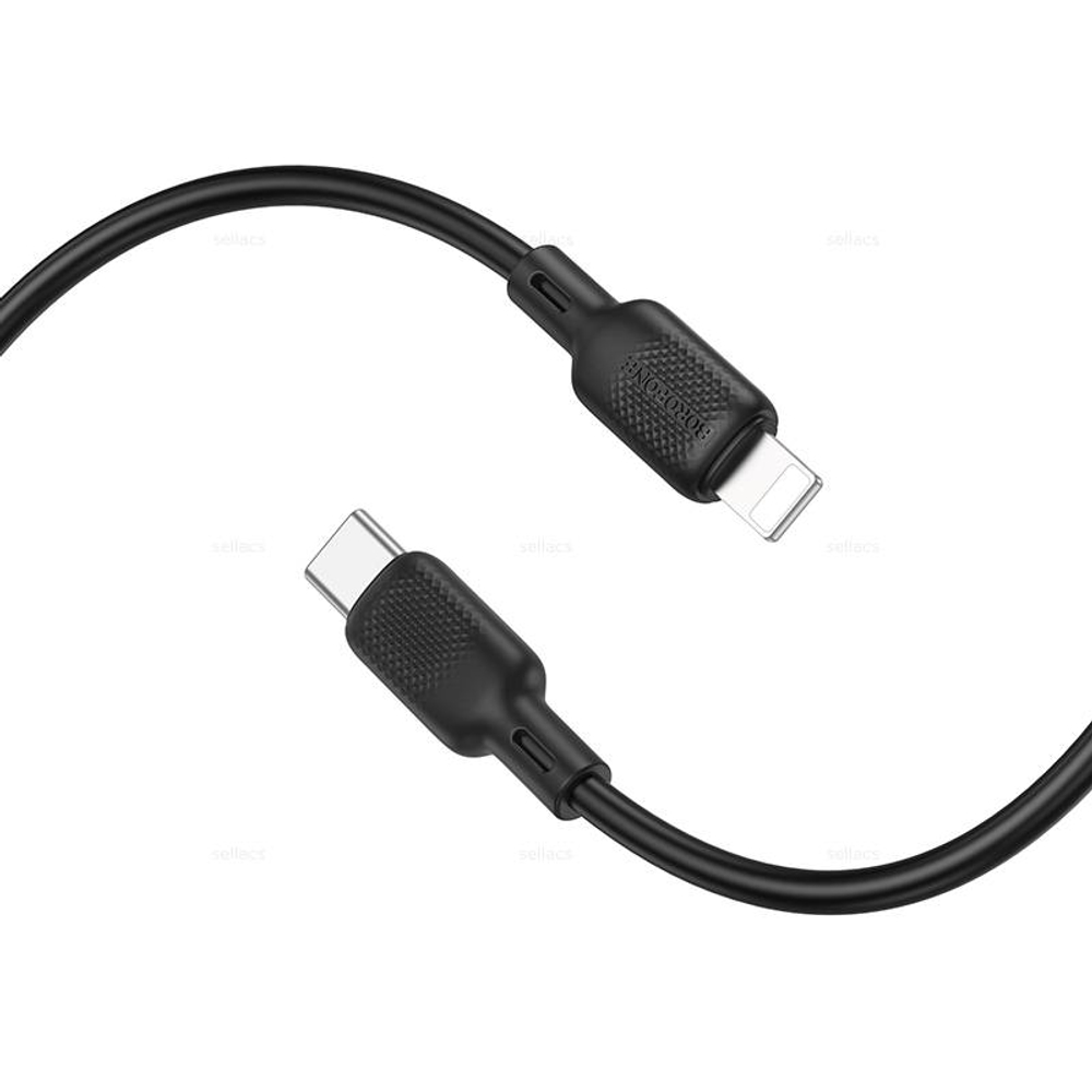 Кабель Type-C на Lightning 27W Borofone BX113 3m (black)