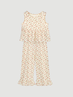 Комплект Mjölk (топ и брюки) Розовые цветочки