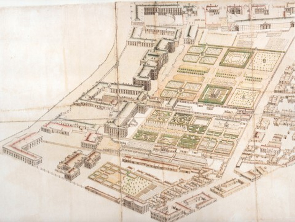 Аксонометрический план Санкт-Петербурга 1765–1773 гг. де Сент-Илера, И. Соколова, А. Горихвостова