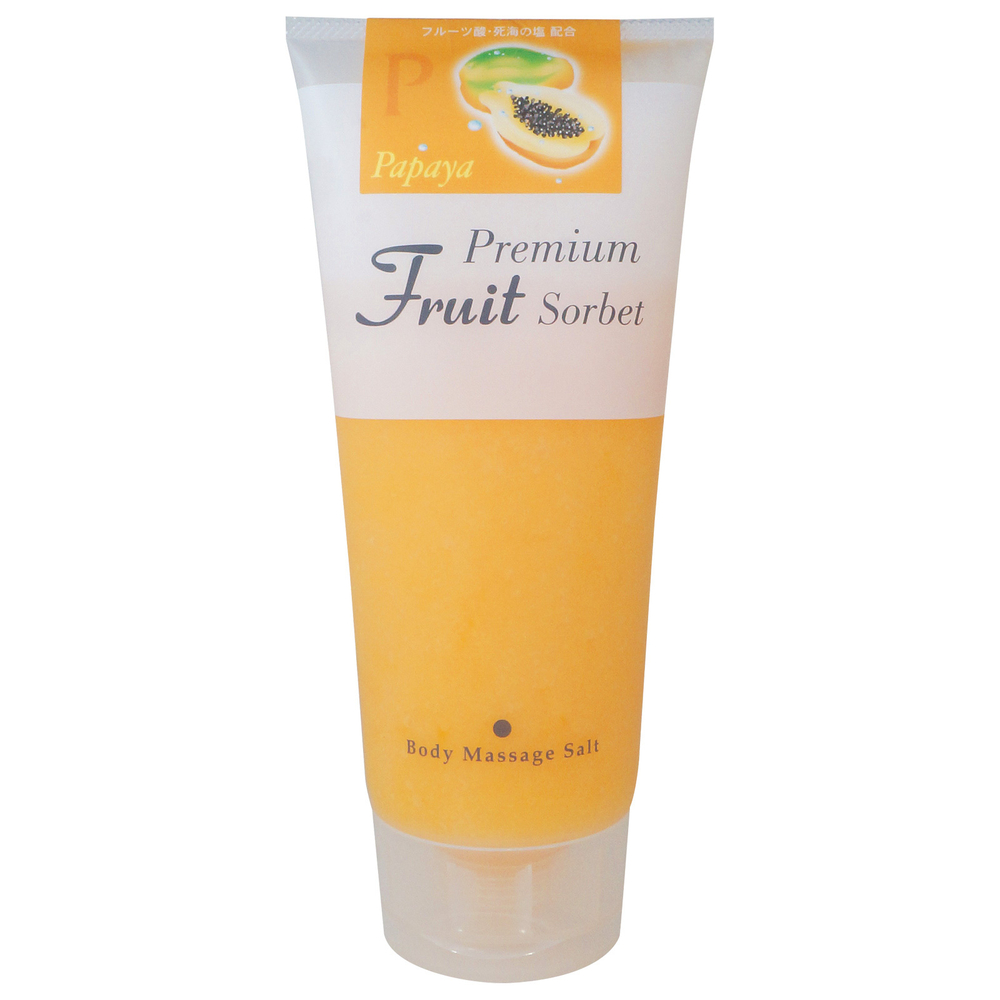 COSMEPRO Premium Fruit Sorbet Body Massage Salt Papaya