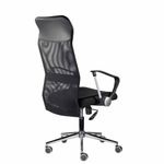 Кресло "Директ Лайт" МС-040, высокая спинка, с подлокотниками, хром, черное