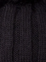 Шапка детская зимняя вязаная с помпоном и снуд