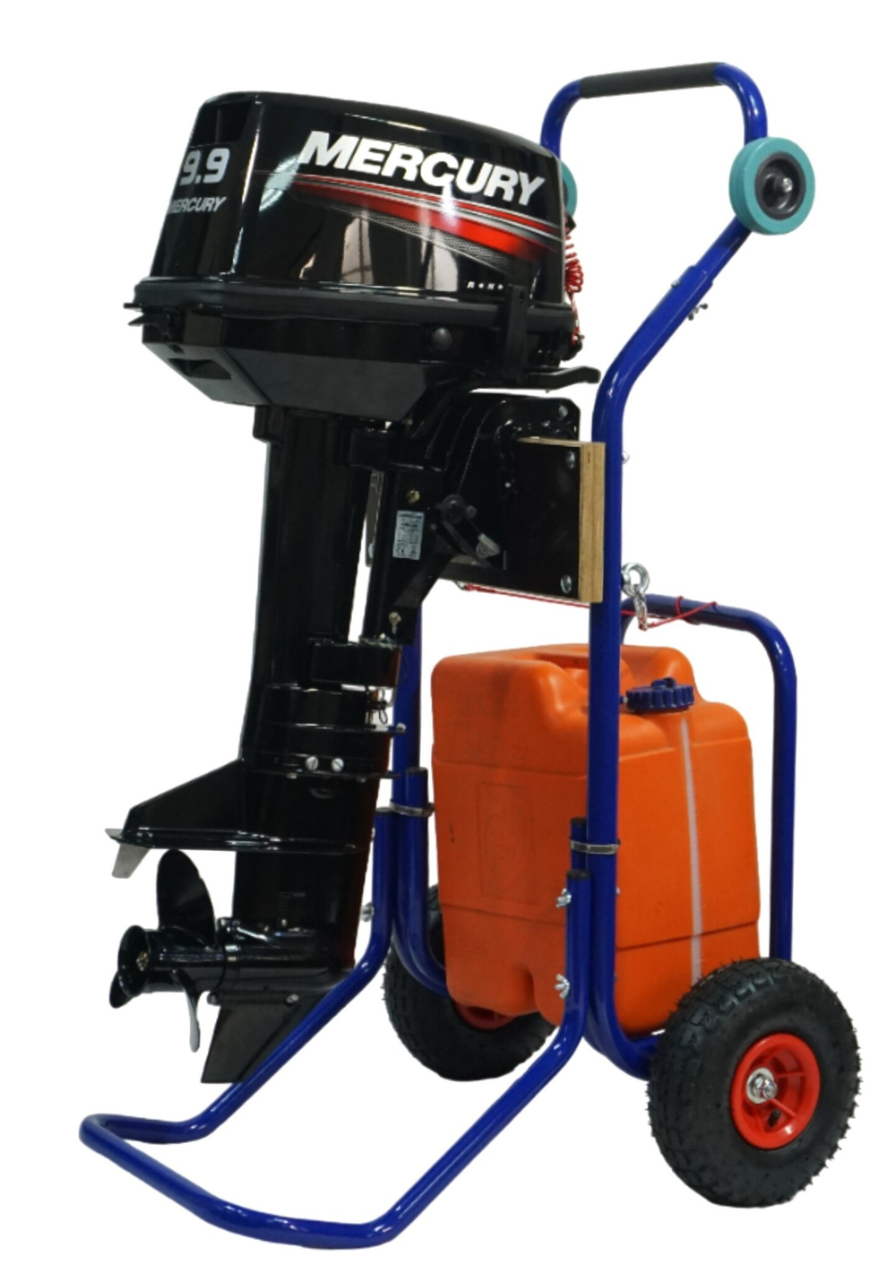 Тележка для лодочного мотора до 60кг с местом под бак (ТМ-2)