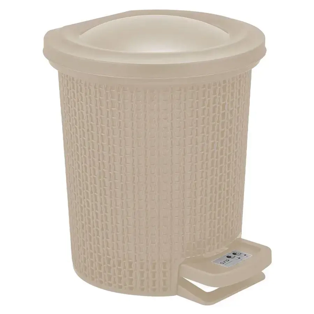 Контейнер для мусора с педалью Soul 6 л айвори