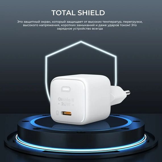 Cетевое зарядное устройство Aukey Omnia2 20W (AWC-PA-B1TB) Black