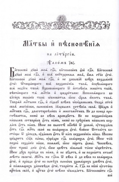 Православный богослужебный сборник. Избранные молитвы и песнопения православного богослужения
