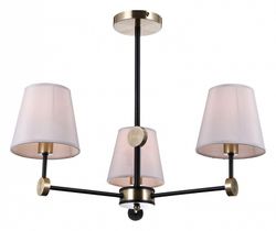 Люстра на штанге ILLUMICO CASTOR IL0394-3CSQ-24 BK AB CASTOR