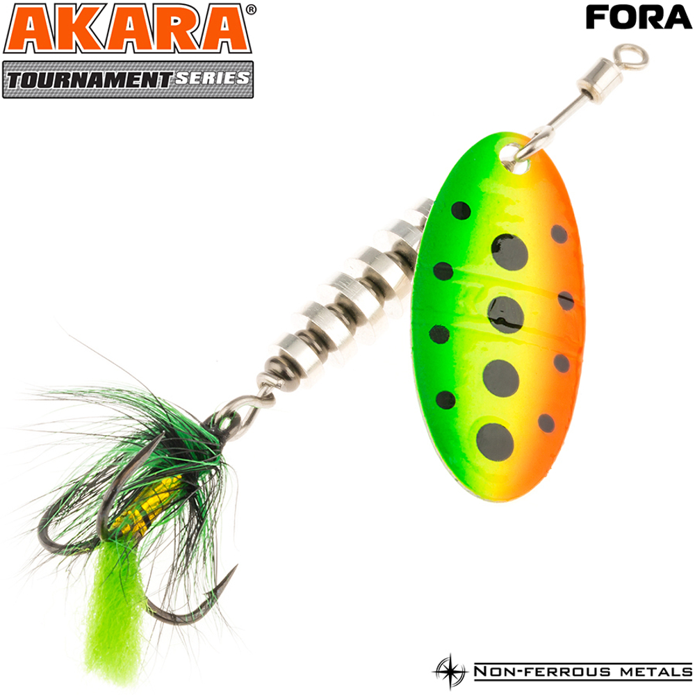 Блесна вращающаяся Akara Tournament Series Fora 2 8 гр. 2/7 oz. A39