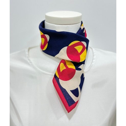 VIVIENNE WESTWOOD ПЛАТОК СИНИЙ ПРИНТ ORBS