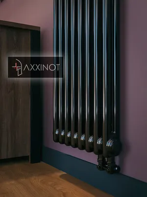 Axxinot Sentir 2110 - двухтрубный трубчатый радиатор высотой 1100 мм, нижнее подключение с термовентилем