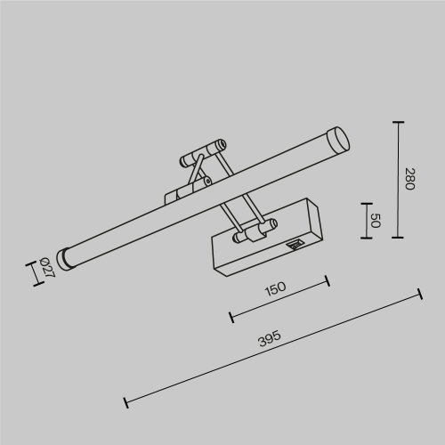 Светодиодная подсветка Maytoni Luster MIR268WL-L3B3K