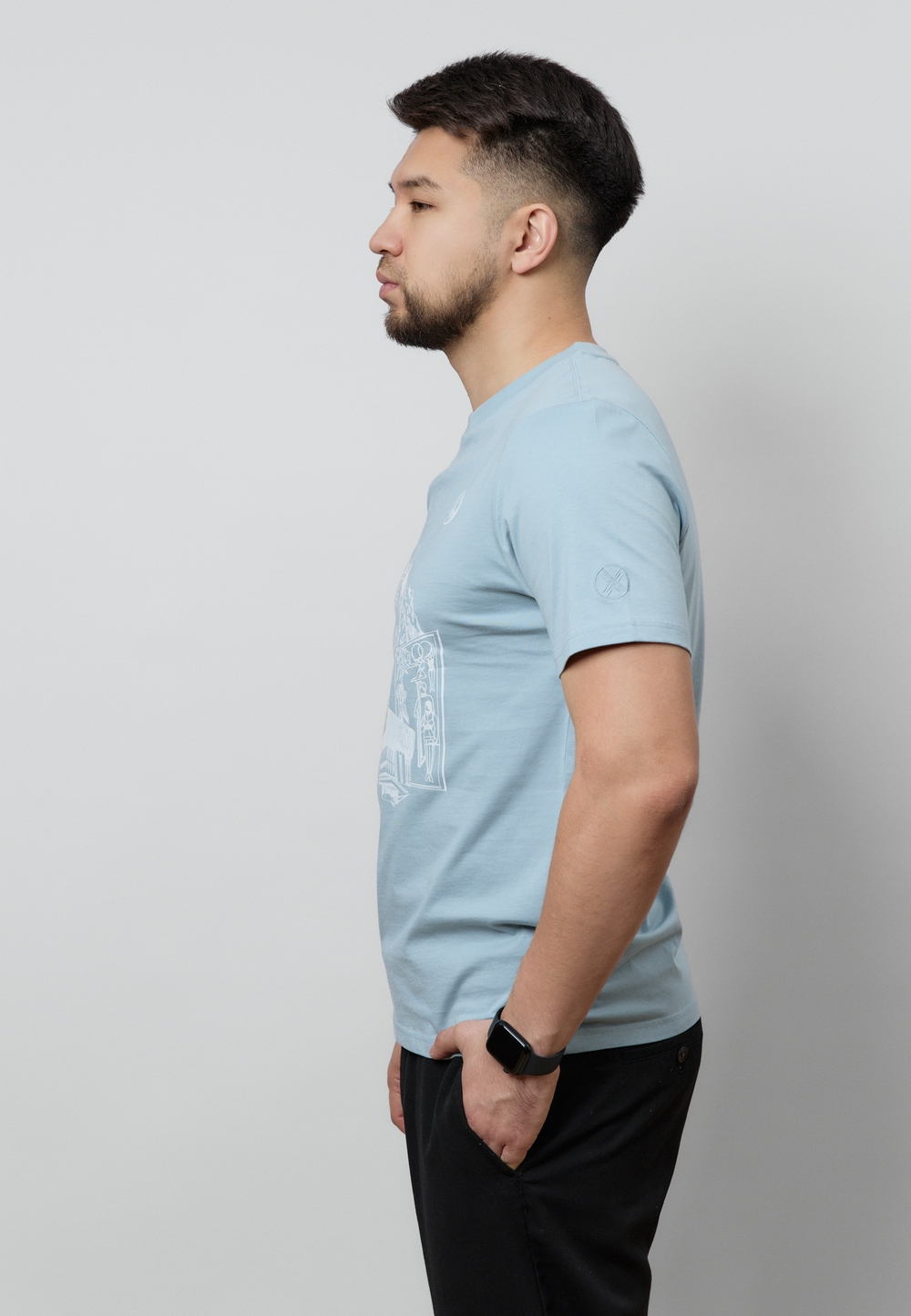 Футболка ALMATY MS LIGHT BLUE