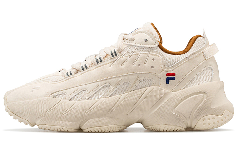 FILA FUSION Fila Ade Vntg Gs "White Brown" Women"s