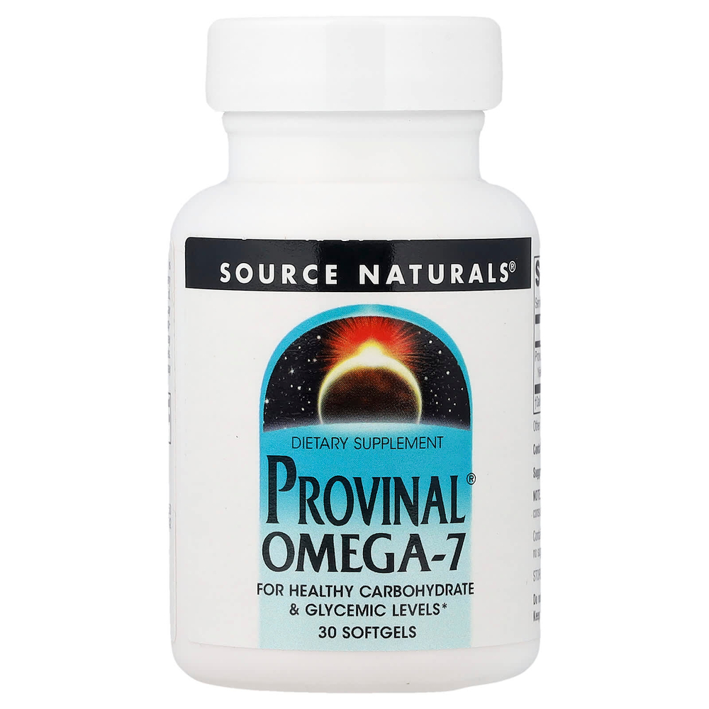 Source Naturals, Provinal® Omega-7, 30 капсул