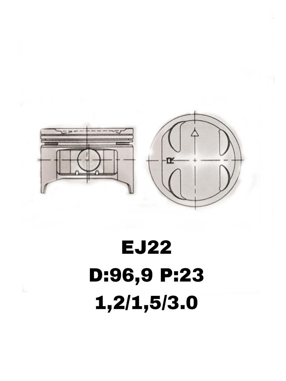 ПОРШНЯ EJ22