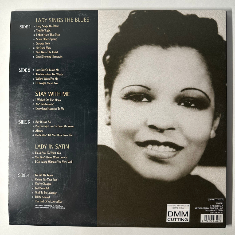 Billie Holiday ‎– Billie Holiday 2LP (Европа 2013г.)
