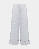 Пижама Темно-синий принт (рубашка с длинным рукавом + брюки)