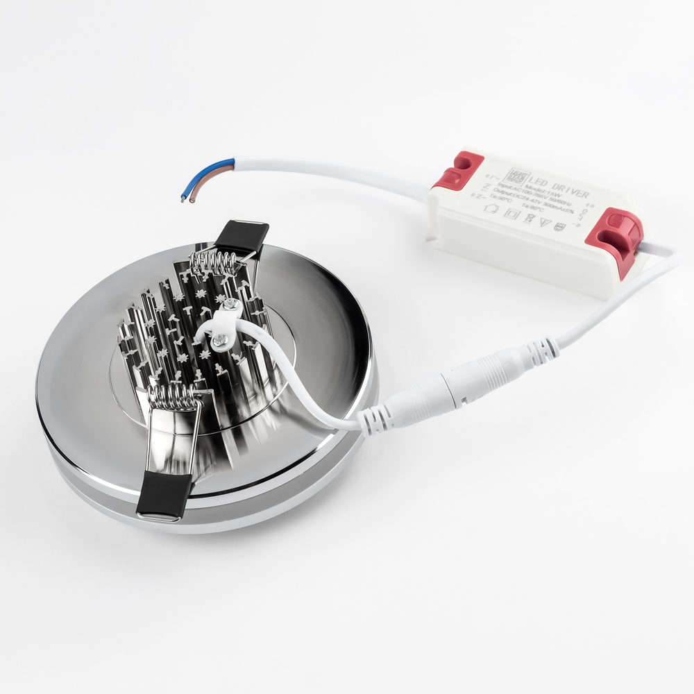 070272 Светильник MATURO LED 15W 1200LM ХРОМ/МАТОВЫЙ 3000K