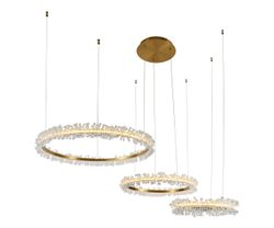 Kink Light 08246,36PA Подвес димм.Лаура латунь d40+60+80