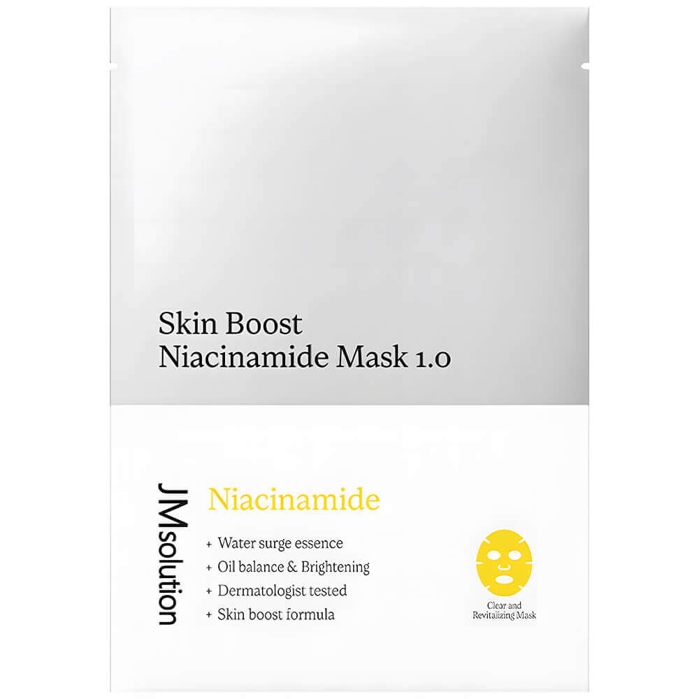 Тканевая маска-бустер с ниацинамидом JMsolution Skin Boost Niacinamide Mask 1.0