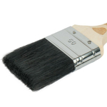 Кисть флейцевая 50 мм черная натуральная щетина Master Color