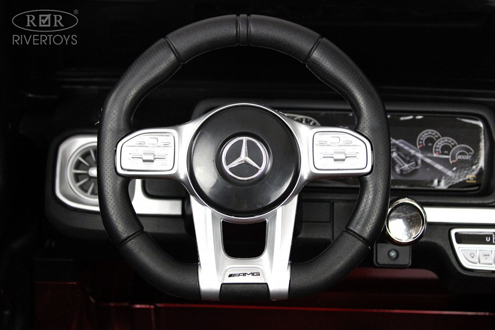 Детский электромобиль RiverToys Mercedes-AMG G63 4WD (S307) вишневый глянец