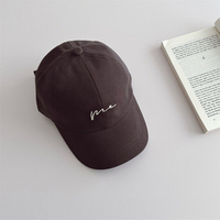 Бейсболка Me, темно-коричневый (48-52 см/2-6 лет)