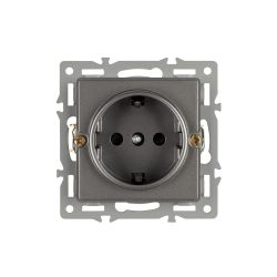 Механизм электрической розетки SCT-GP-MEU-PL-GR (250V, 16A) (Arlight, -) 043741