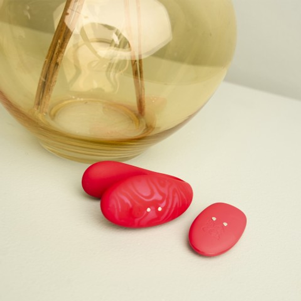 Вибратор для пар Tween+ с управлением через приложение от Amovibe красный