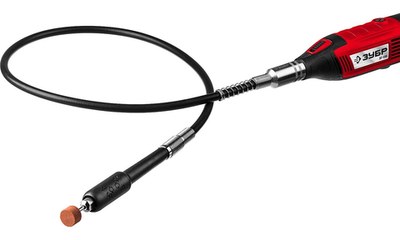 ЗУБР длина - 1 м, цанга 1.6 - 3.2 мм, гибкий вал с цанговым патроном (35944)