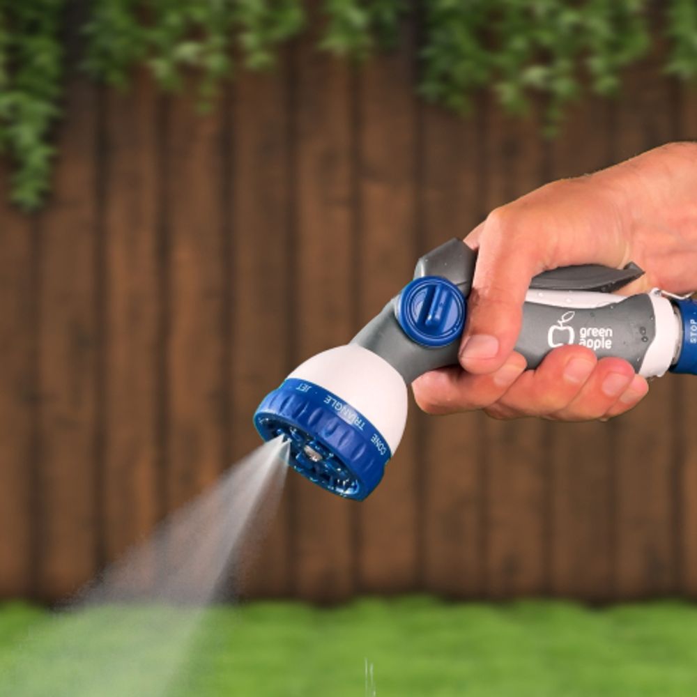 GWHM12-037 GREEN APPLE Пистолет-распылитель, пластик, 8 режимов | Аксессуары для полива Green Apple