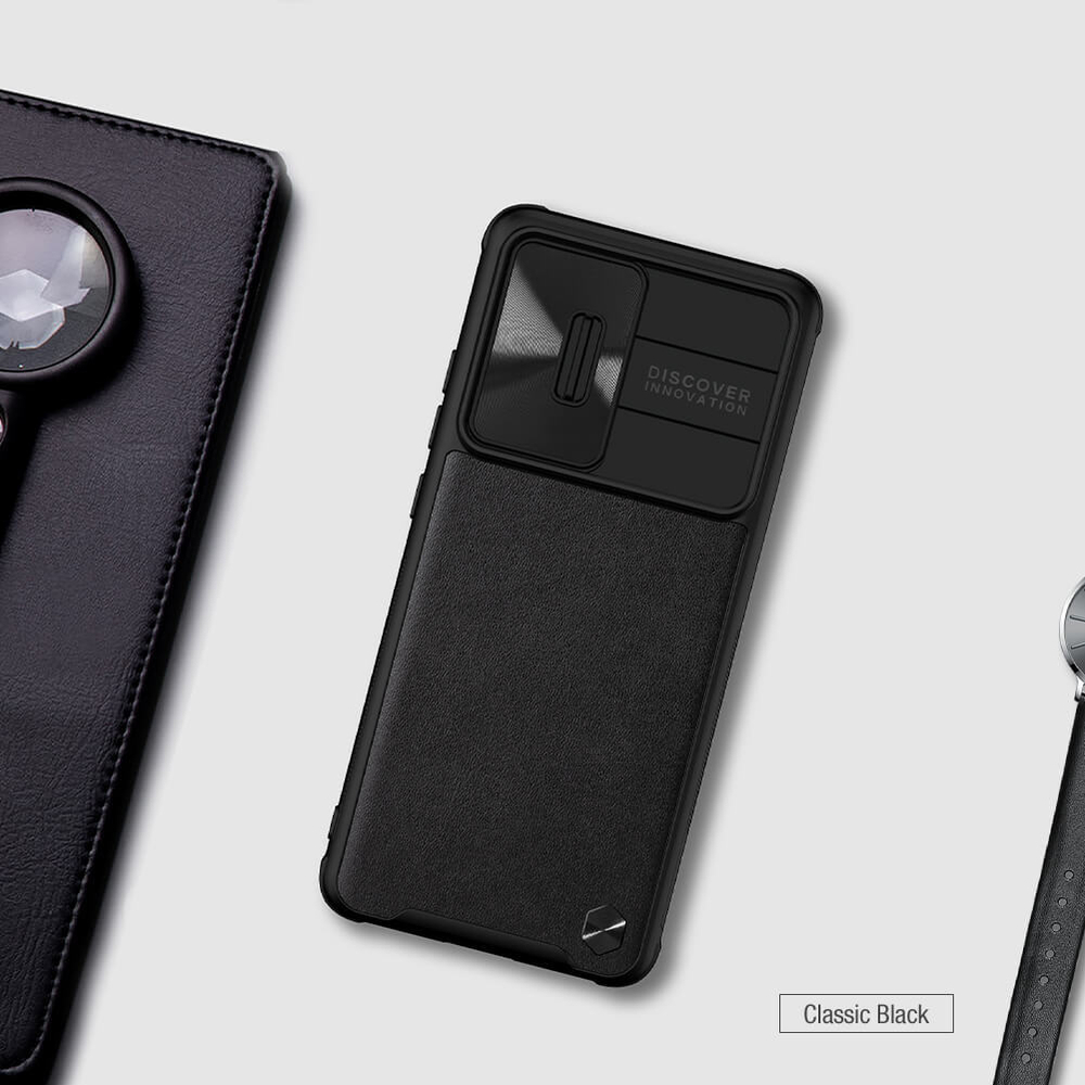 Противоударный чехол Nillkin CAMSHIELD Leather Case с защитой камеры для Xiaomi 12 / 12X
