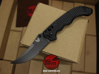 Нож Benchmade Mini Bedlam PS Black 865SBK - черная рукоять, темный клинок