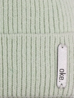 Шапка вязаная демисезонная с ушками