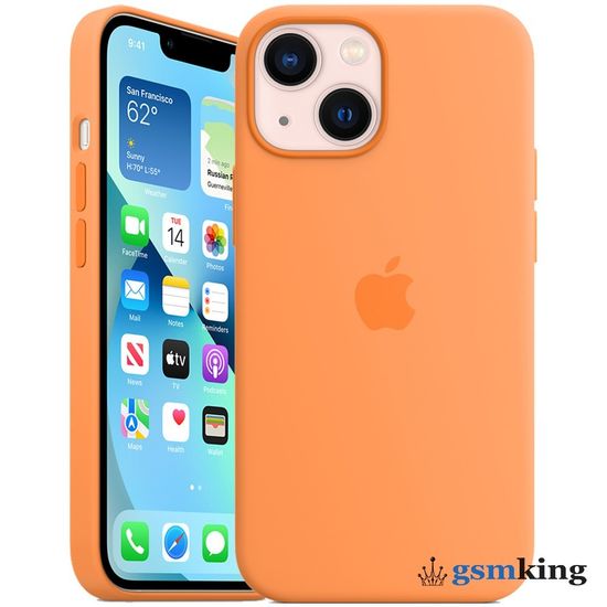 Apple Silicone Case with MagSafe iPhone 13 Mini Marigold «Весенняя мимоза» MM1U3ZE/A