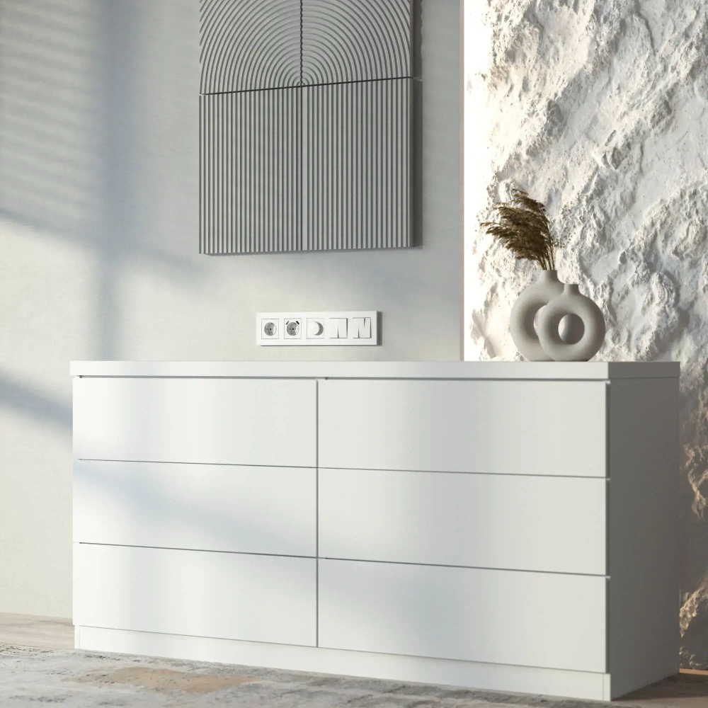 Рамка на 5 постов Slab (белый софт) W0052961