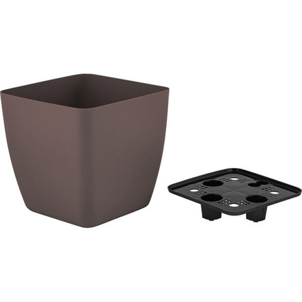 Кашпо пластикове InGreen vienna d13см h12см v1,5л квадрат французский платан