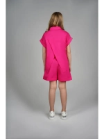 Костюм для девочки летний шорты рубашка