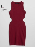 Платье для девочки летнее с вырезом