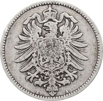 1 марка 1878 Германская Империя "A"