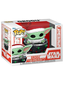 Фигурка Funko POP! Bobble Star Wars Holiday Grogu Pram (746) 80010