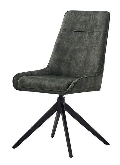 Стул Rolf мягкий вращающийся цвет темно-зеленый