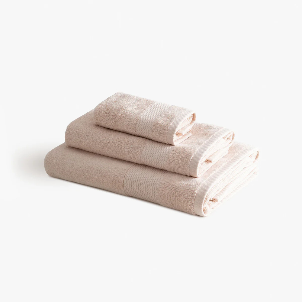 Полотенце из органического хлопка Lara 30х50 персиковый